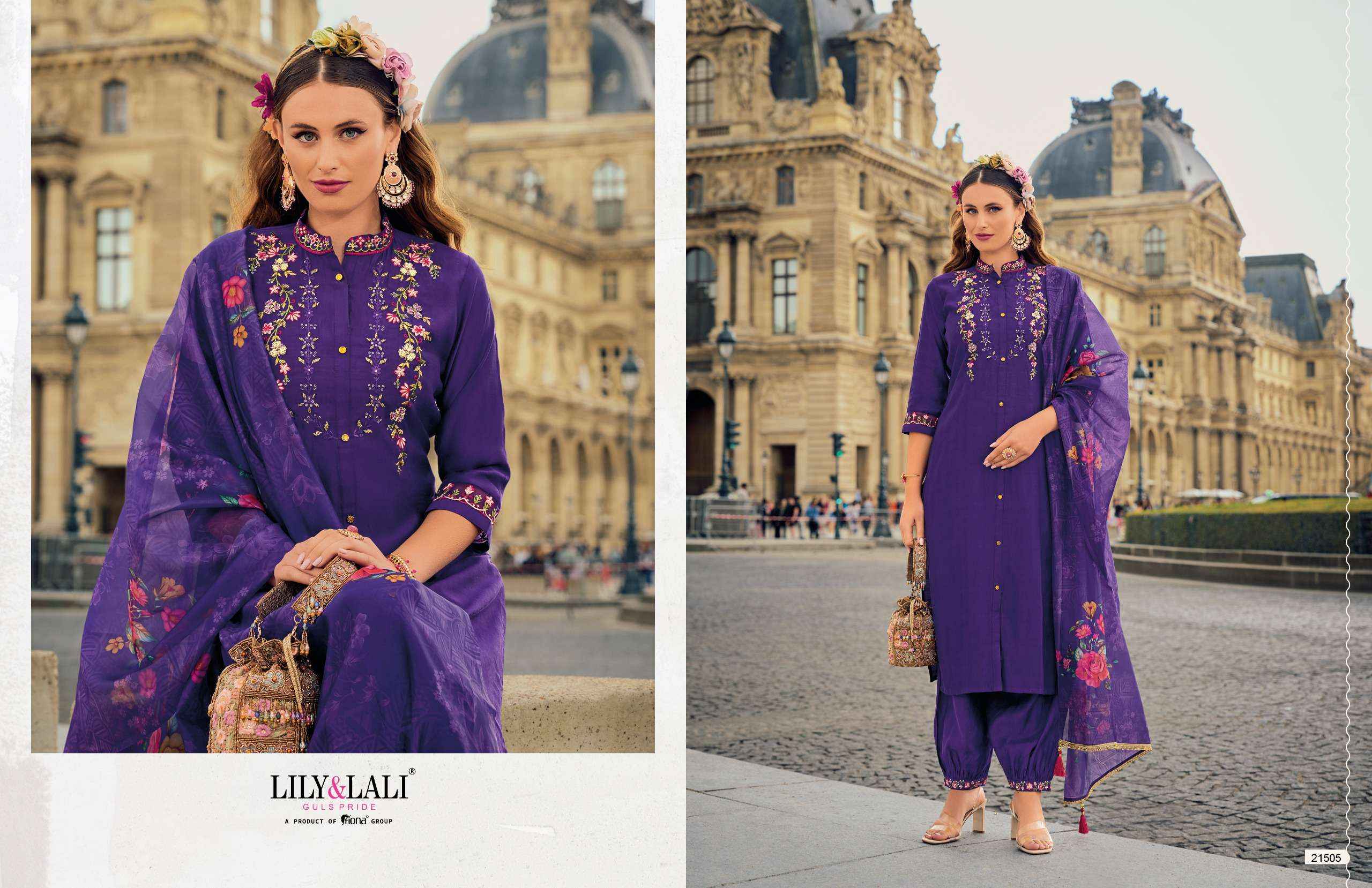 Lily & Lali Khwaish Viscose Silk Kurti Combo 6 pcs Catalogue