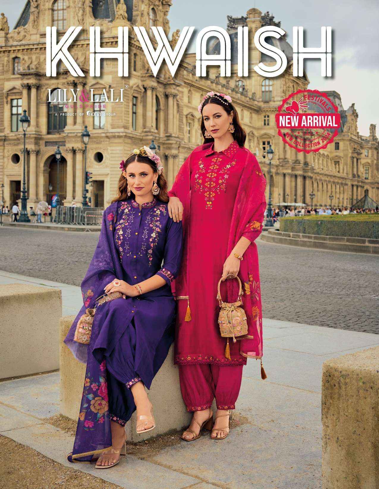 Lily & Lali Khwaish Viscose Silk Kurti Combo 6 pcs Catalogue