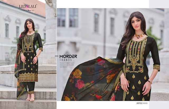 Lily & Lali Lajjo Jacquard Silk Kurti Combo 6 pcs Catalogue