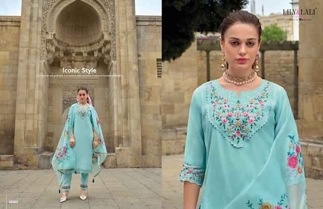 Lily & Lali Mahra Readymade Viscose Dress 6 pcs Catalogue