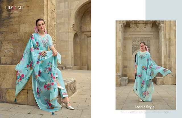 Lily & Lali Mahra Readymade Viscose Dress 6 pcs Catalogue