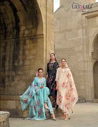 Lily & Lali Mahra Readymade Viscose Dress 6 pcs Catalogue