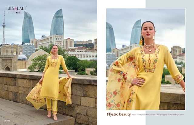 Lily & Lali Mahra Readymade Viscose Dress 6 pcs Catalogue