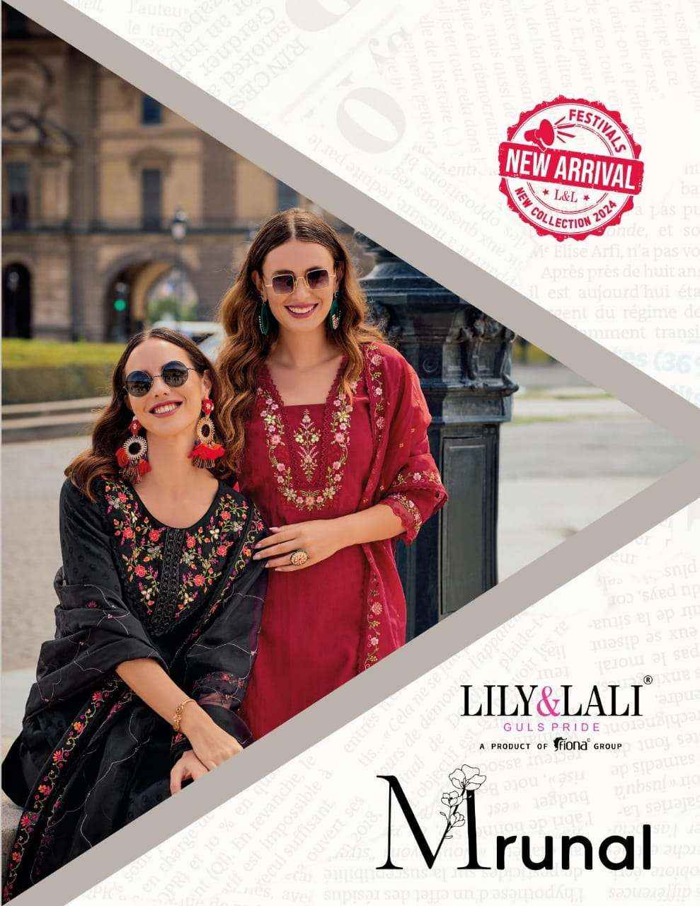 Lily & Lali Mrunal Jacquard Silk Kurti Combo 6 pcs Catalogue