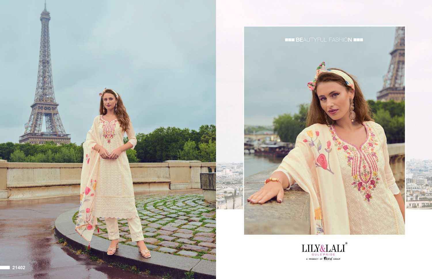 Lily & Lali Nusrat Chanderi Kurti Combo 6 pcs Catalogue