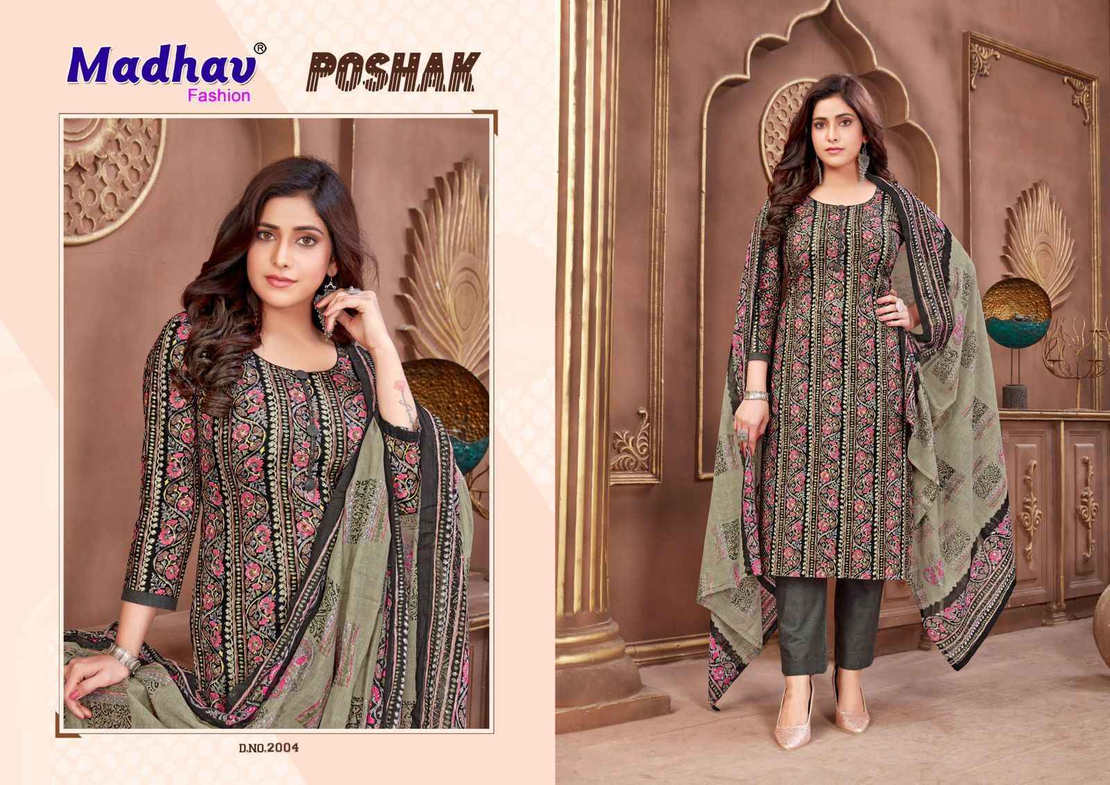 Madhav Fashion Poshak Vol-2 Cotton Dress Material 10 pcs Catalogue
