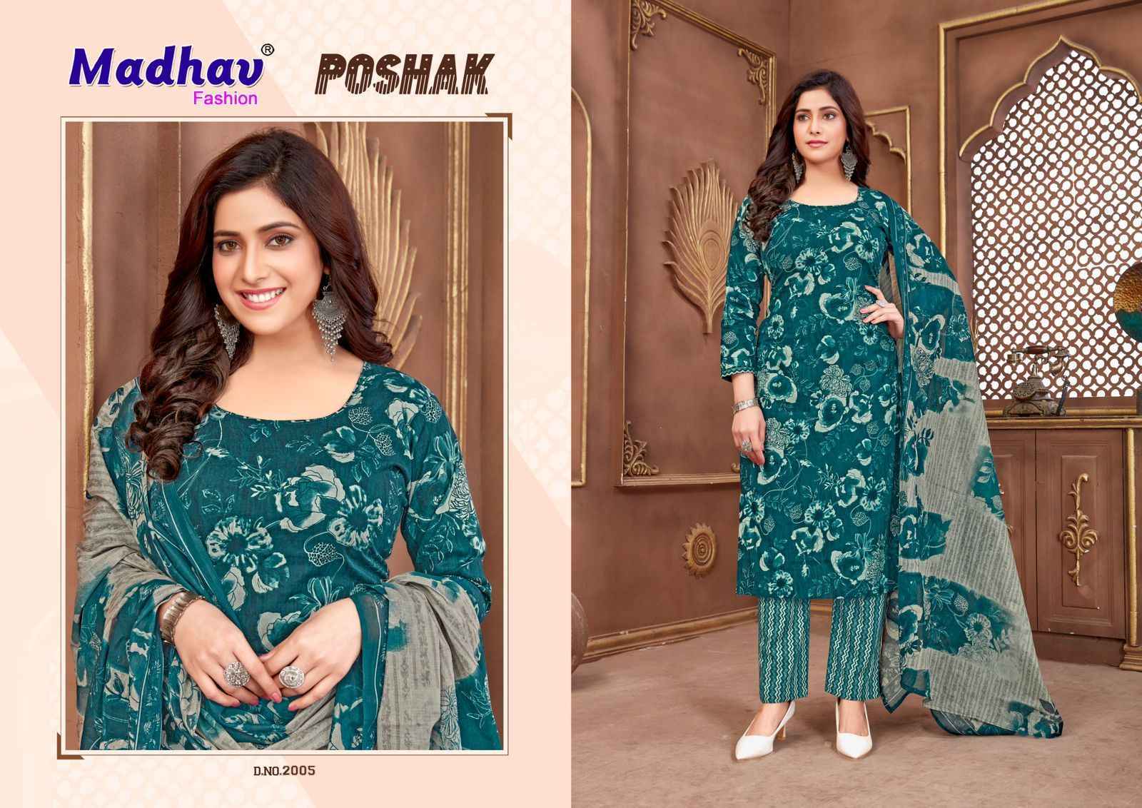 Madhav Fashion Poshak Vol-2 Cotton Dress Material 10 pcs Catalogue