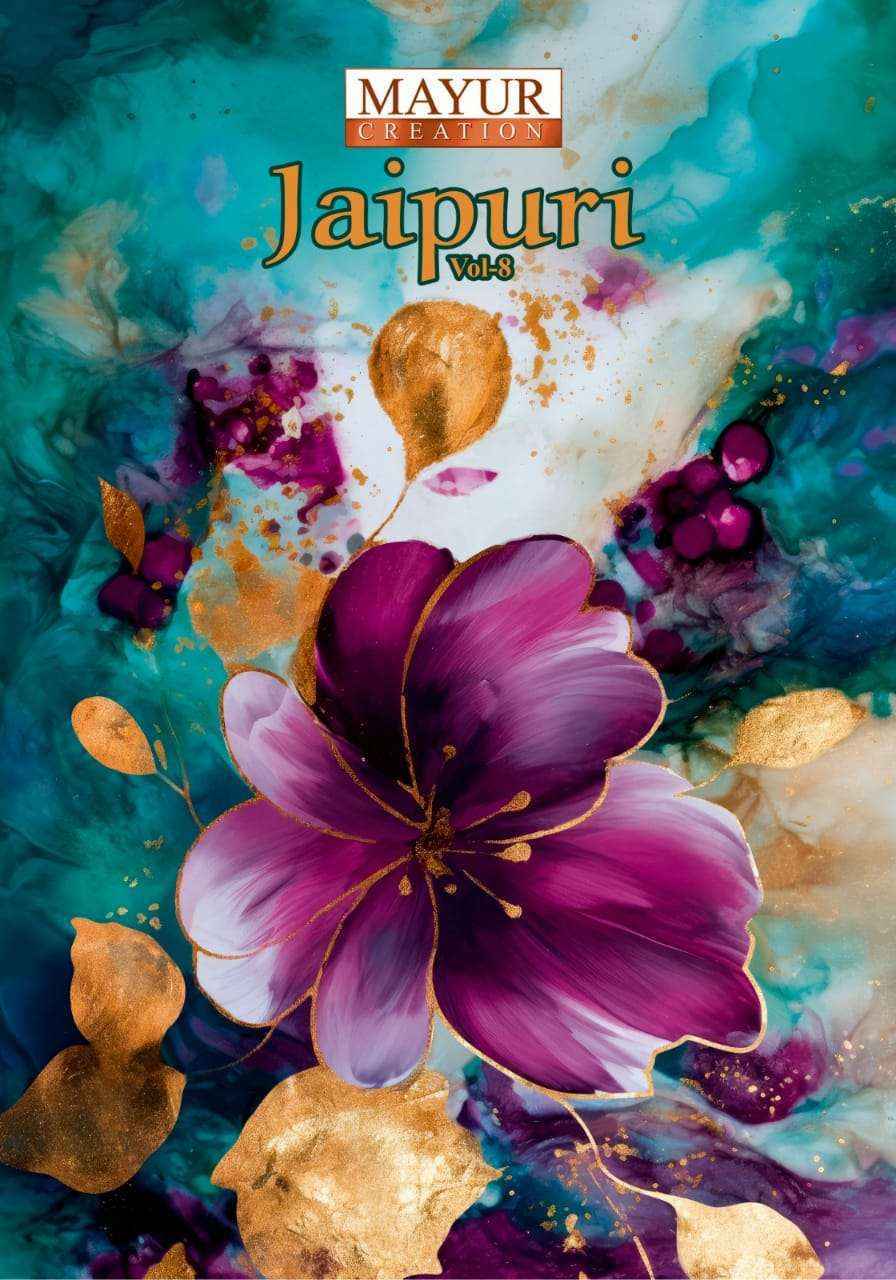 Mayur Creation Jaipuri Vol 8 Readymade Cotton Dress 10 pcs Catalogue