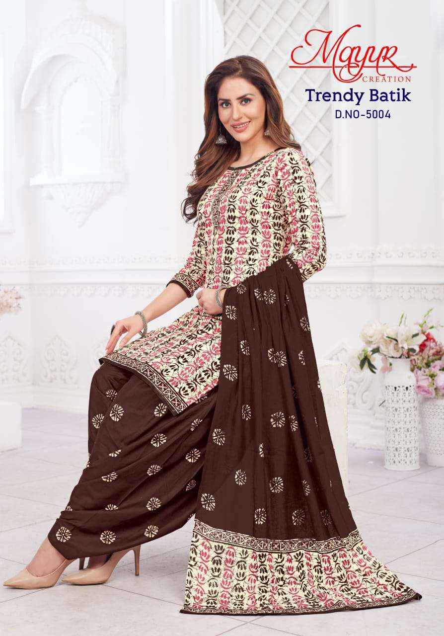 Mayur Creation Trendy Batik Vol 5 Cotton Dress Material 10 pcs Catalogue