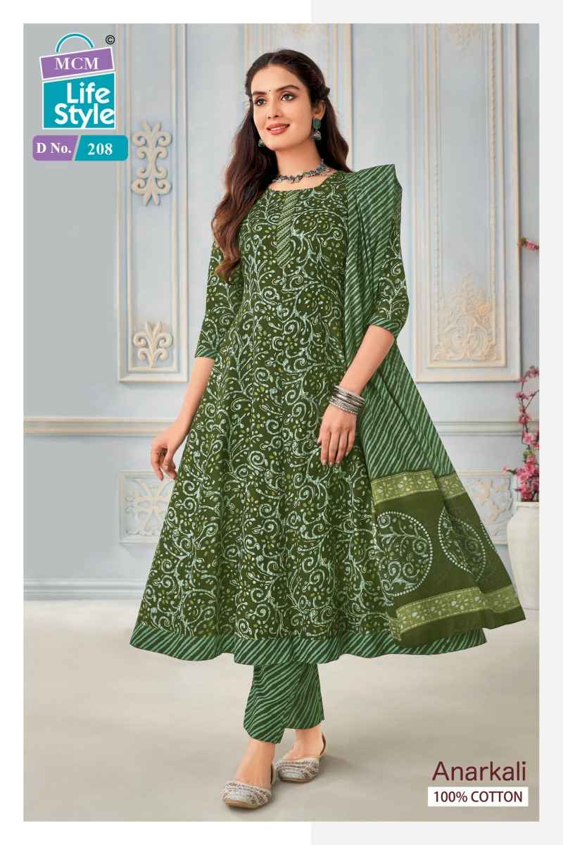 MCM Lifestyle Anarkali Vol 2 Cotton Kurti Combo 10 pcs Catalogue