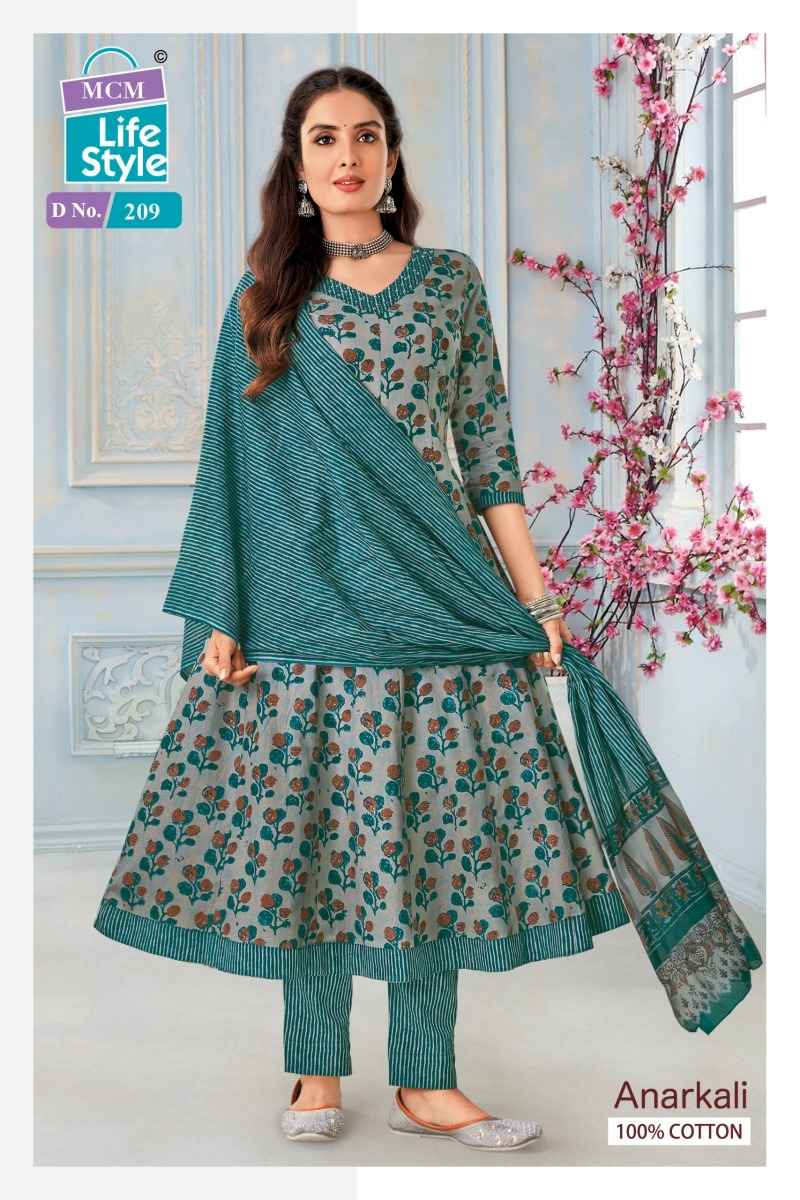 MCM Lifestyle Anarkali Vol 2 Cotton Kurti Combo 10 pcs Catalogue