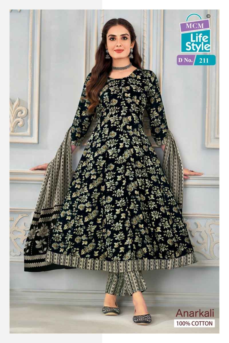 MCM Lifestyle Anarkali Vol 2 Cotton Kurti Combo 10 pcs Catalogue