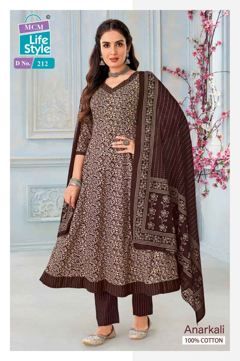 MCM Lifestyle Anarkali Vol 2 Cotton Kurti Combo 10 pcs Catalogue