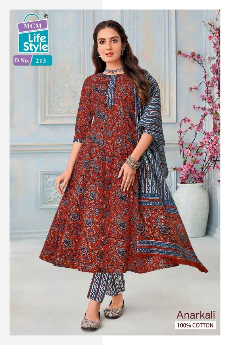 MCM Lifestyle Anarkali Vol 2 Cotton Kurti Combo 10 pcs Catalogue