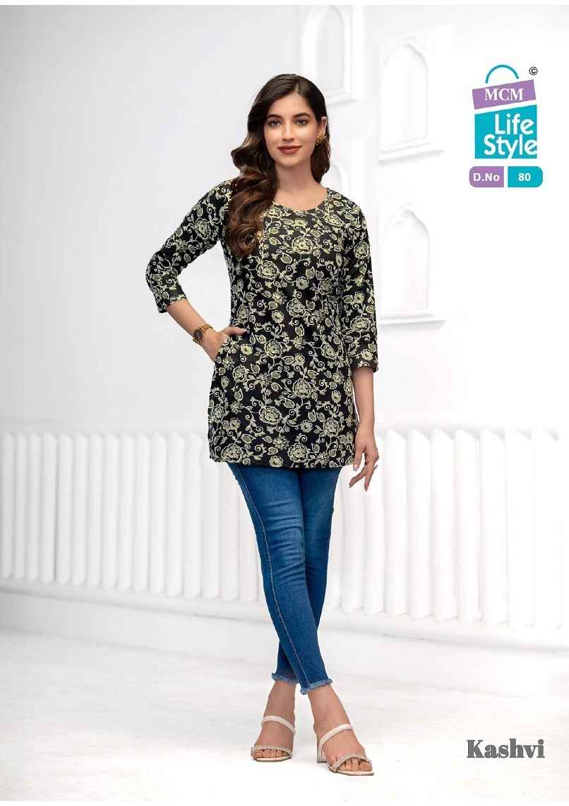 MCM Lifestyle Kashvi Vol 5 Short Cotton Kurti 10 pcs Catalogue