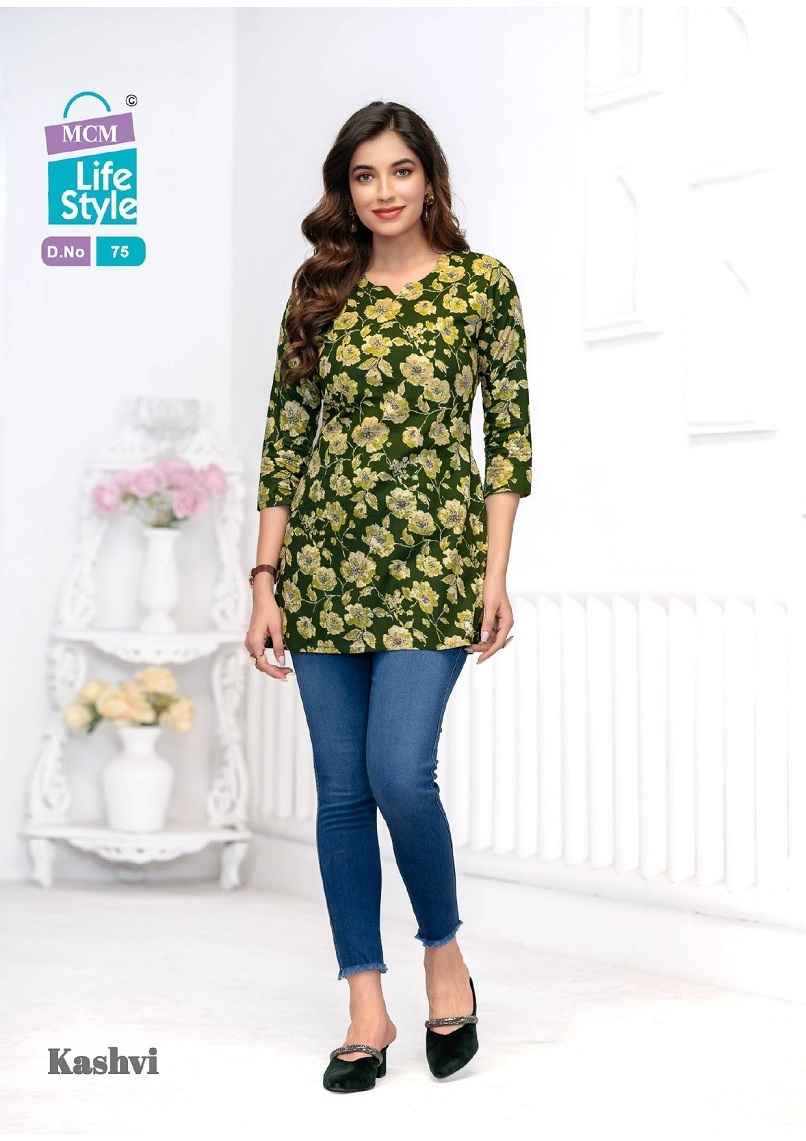 MCM Lifestyle Kashvi Vol 5 Short Cotton Kurti 10 pcs Catalogue