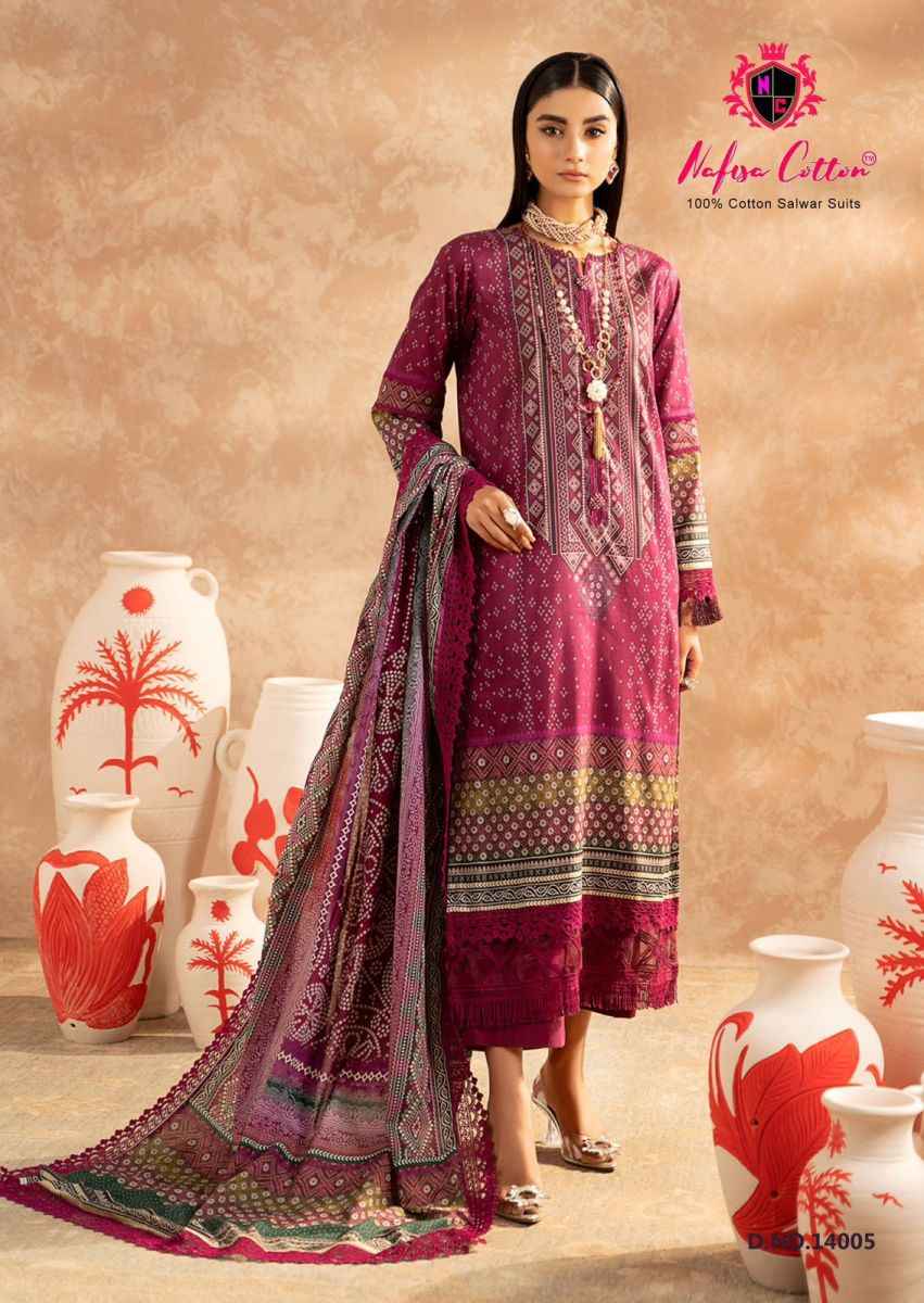 Nafisa Cotton Sahil Vol 14 Cotton Dress Material 6 pcs Catalogue