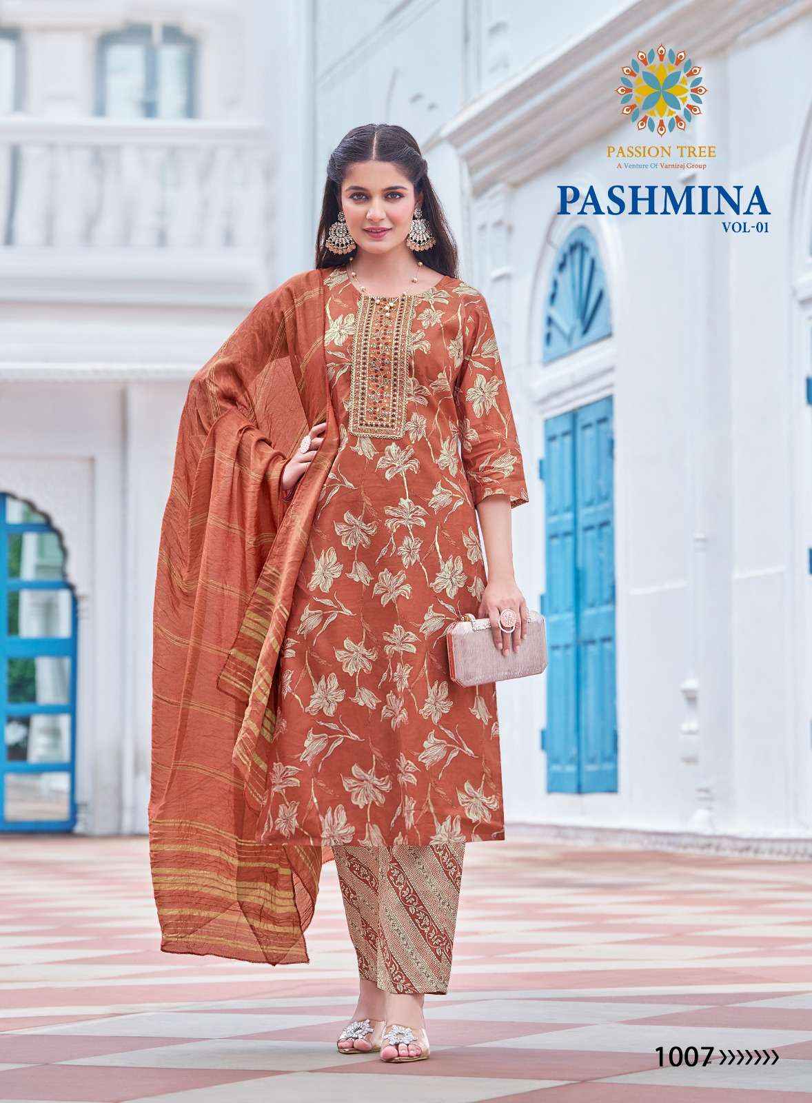Passion Tree Pashmina Vol 1 Modal Kurti Combo 8 pcs Catalogue