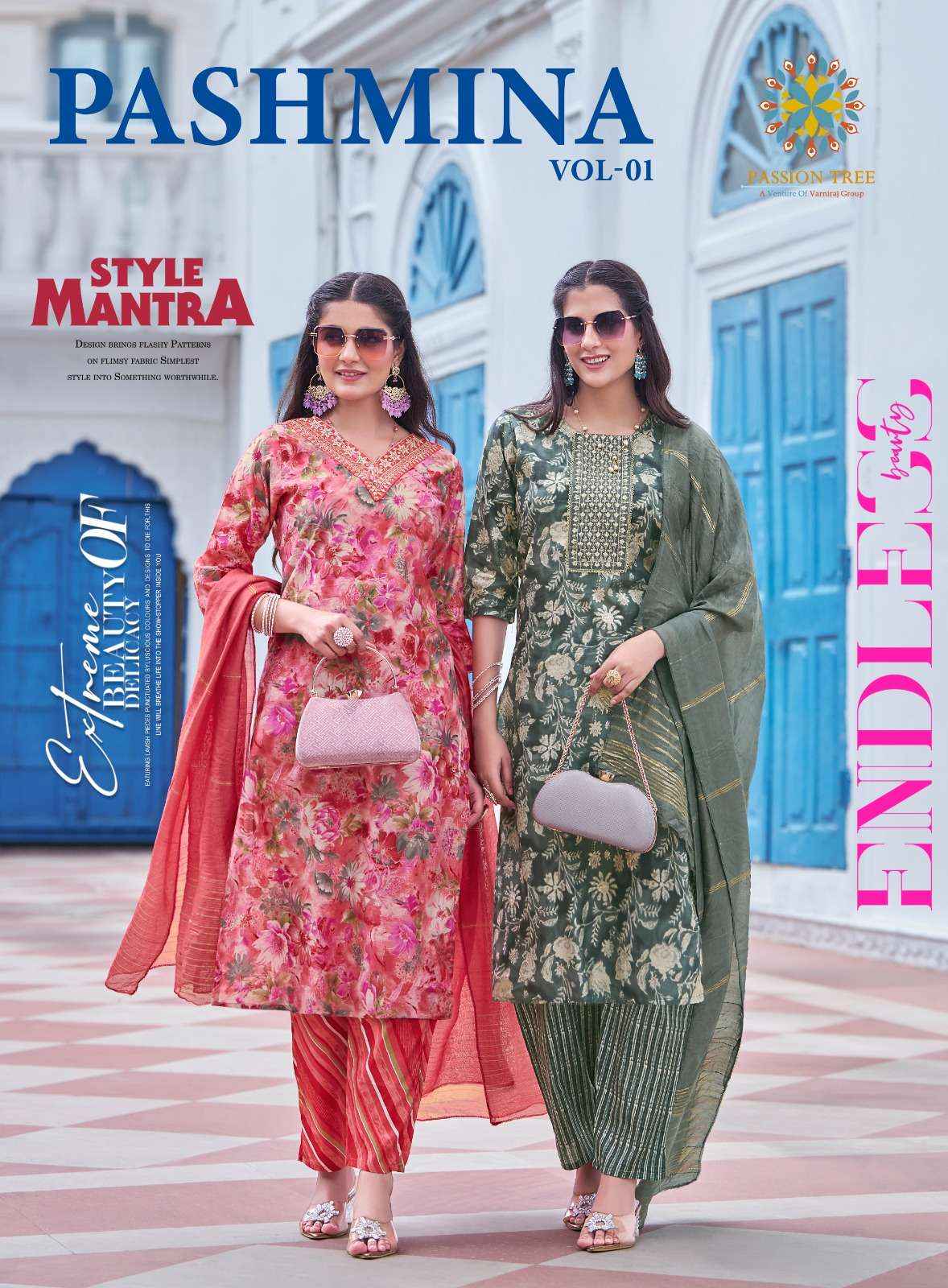 Passion Tree Pashmina Vol 1 Modal Kurti Combo 8 pcs Catalogue