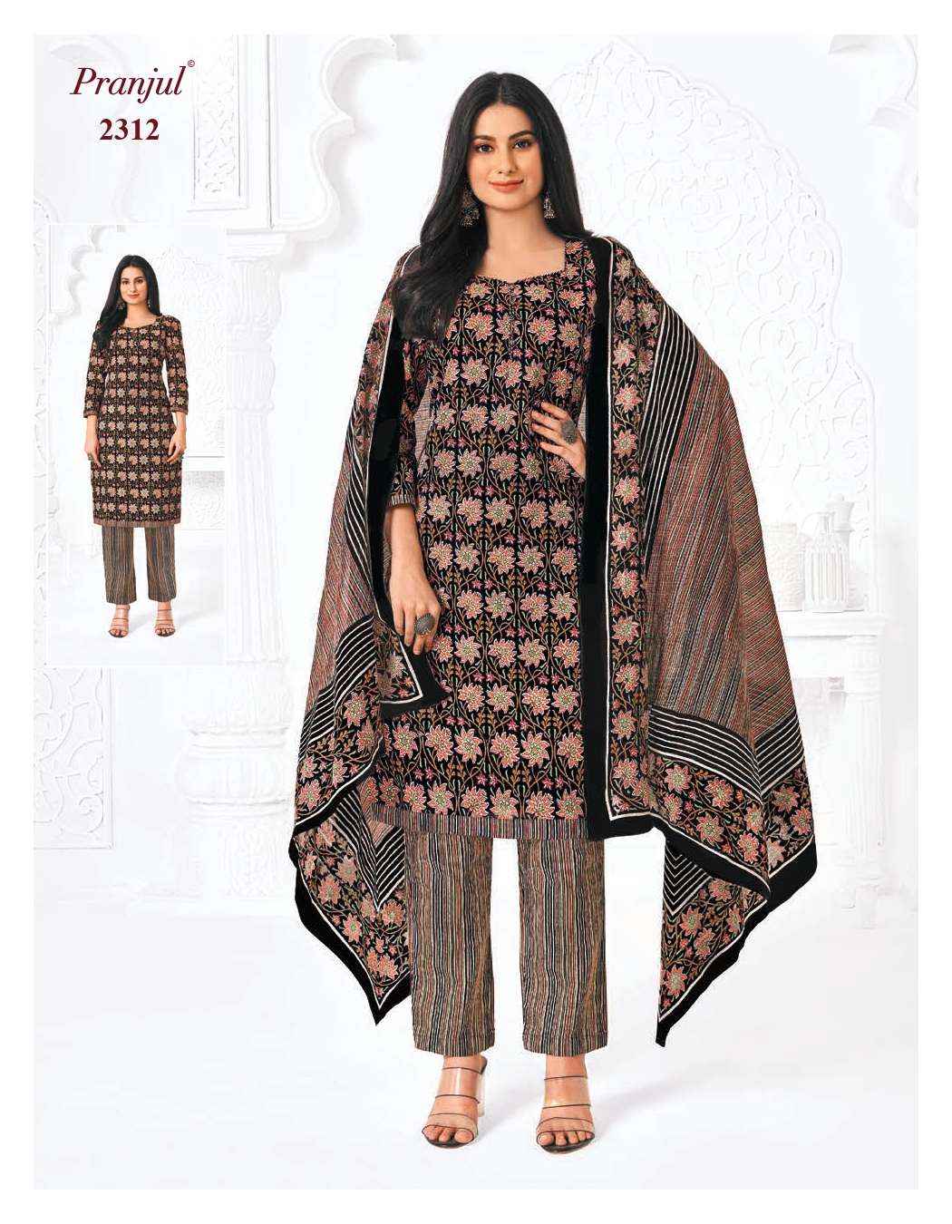 Pranjul Priyanka Vol 23 Cotton Dress Material 36 pcs Catalogue