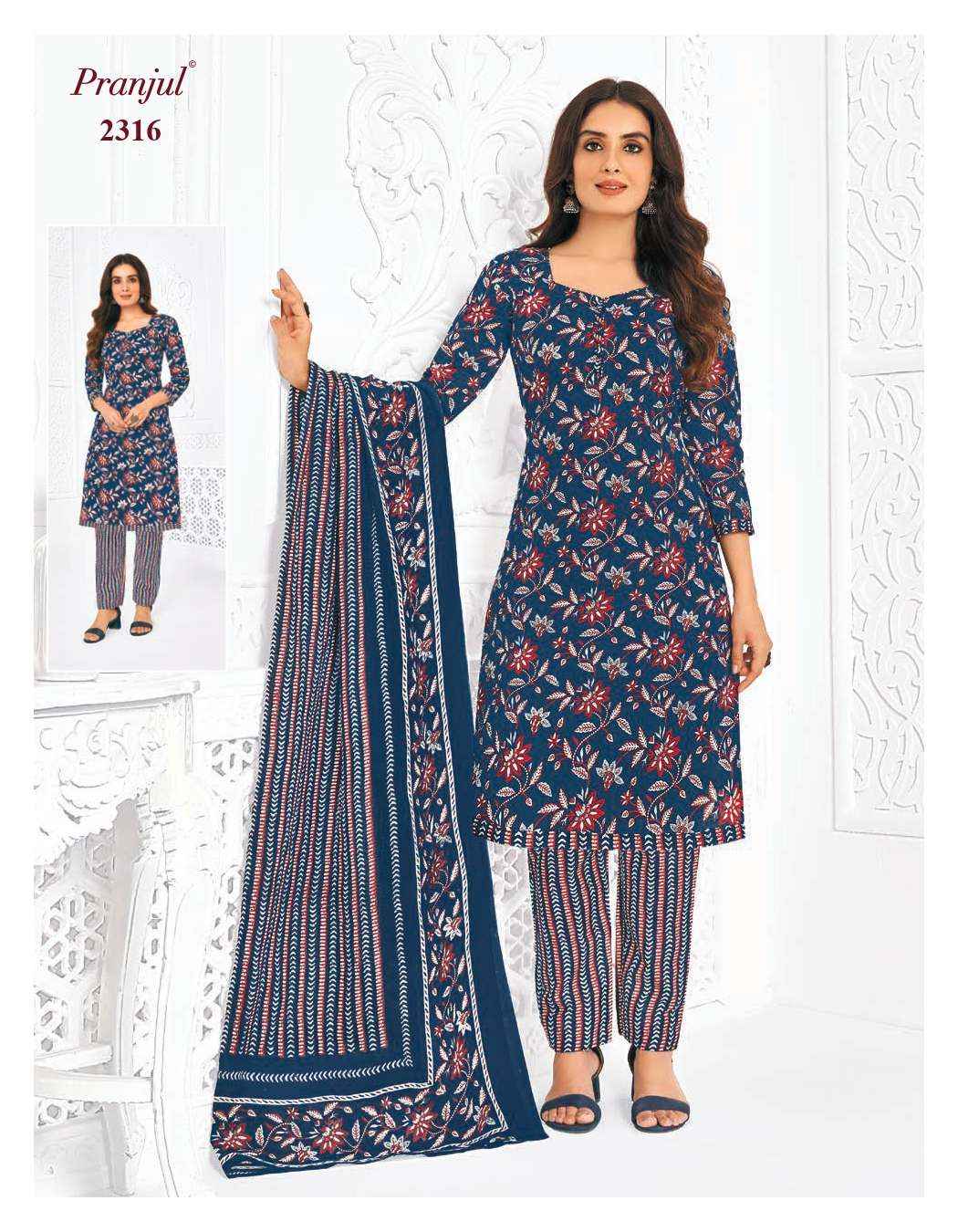 Pranjul Priyanka Vol 23 Cotton Dress Material 36 pcs Catalogue