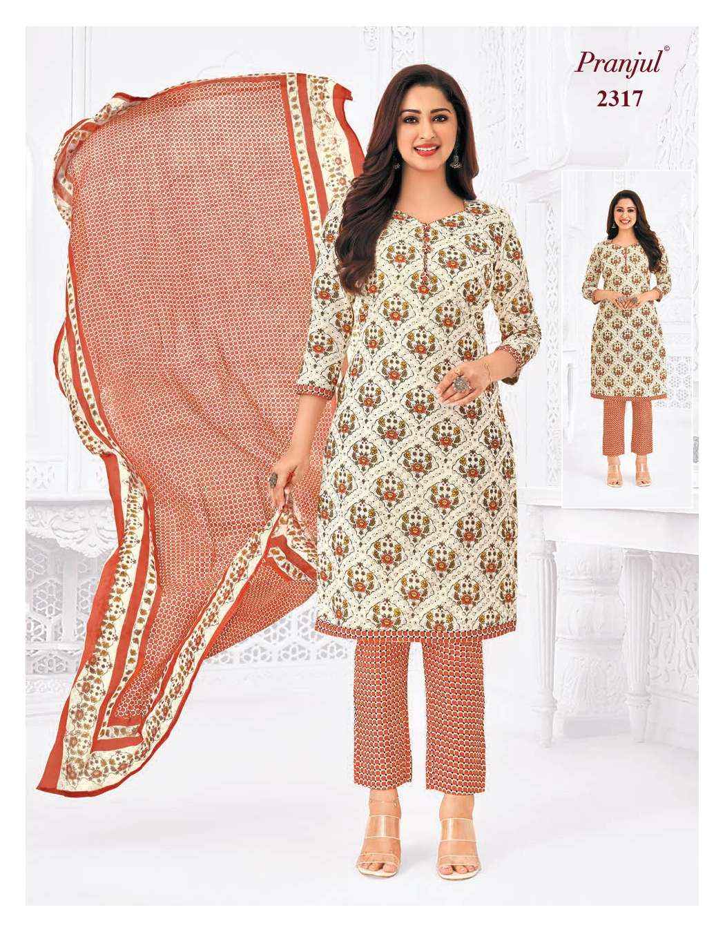 Pranjul Priyanka Vol 23 Cotton Dress Material 36 pcs Catalogue