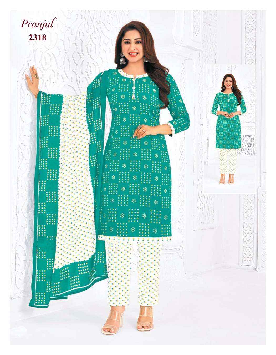 Pranjul Priyanka Vol 23 Cotton Dress Material 36 pcs Catalogue