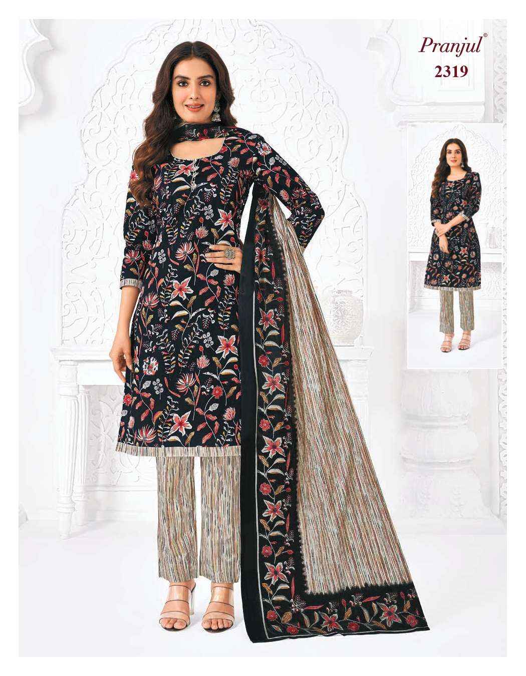 Pranjul Priyanka Vol 23 Cotton Dress Material 36 pcs Catalogue