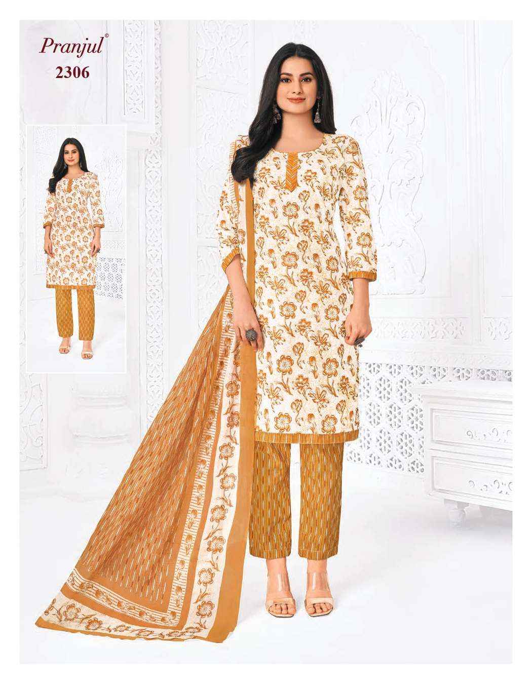 Pranjul Priyanka Vol 23 Cotton Dress Material 36 pcs Catalogue