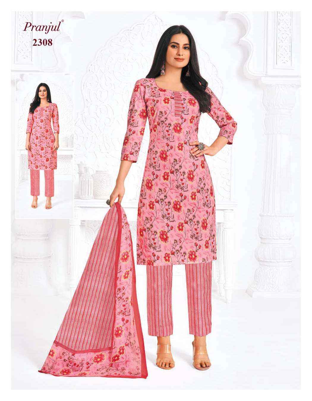 Pranjul Priyanka Vol 23 Cotton Dress Material 36 pcs Catalogue