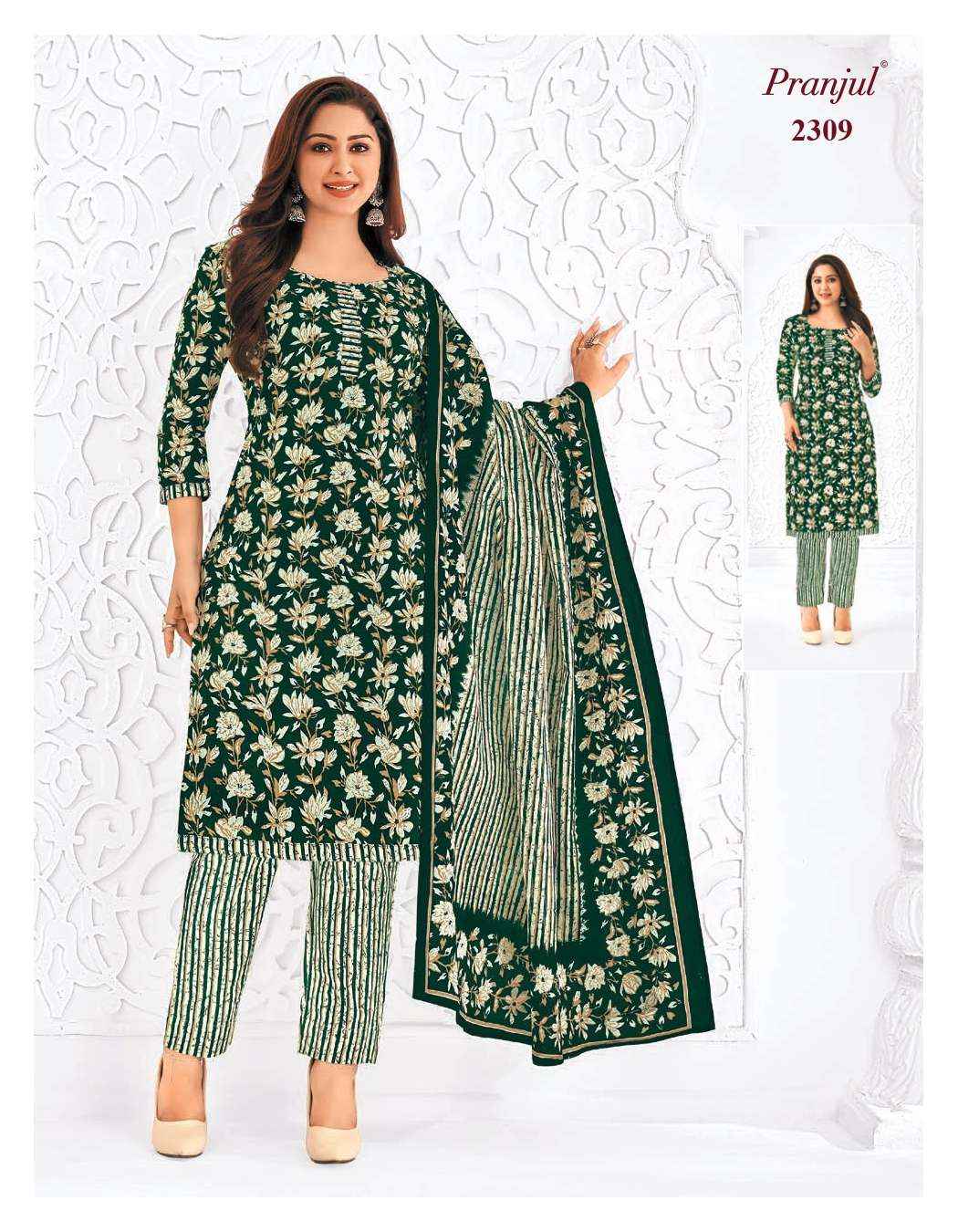 Pranjul Priyanka Vol 23 Cotton Dress Material 36 pcs Catalogue