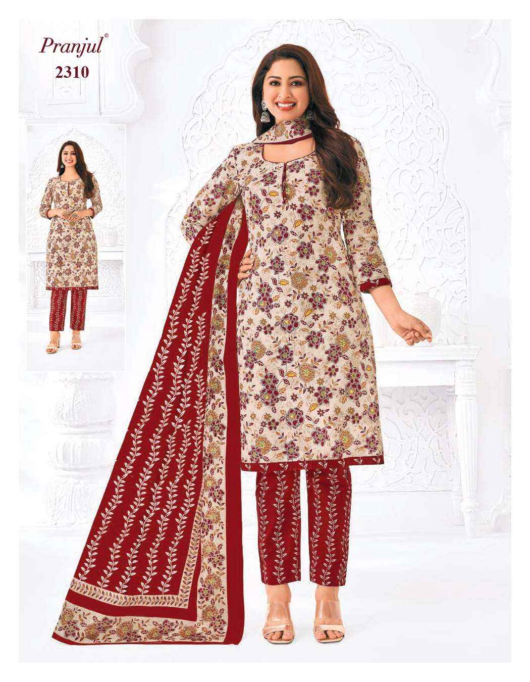 Pranjul Priyanka Vol 23 Cotton Dress Material 36 pcs Catalogue