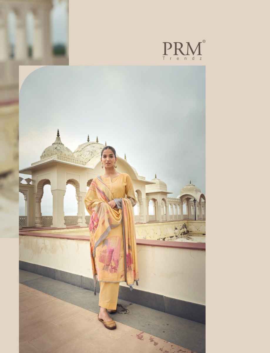 PRM Trendz Eknoor Musline Silk Dress Material 6 pcs Catalogue