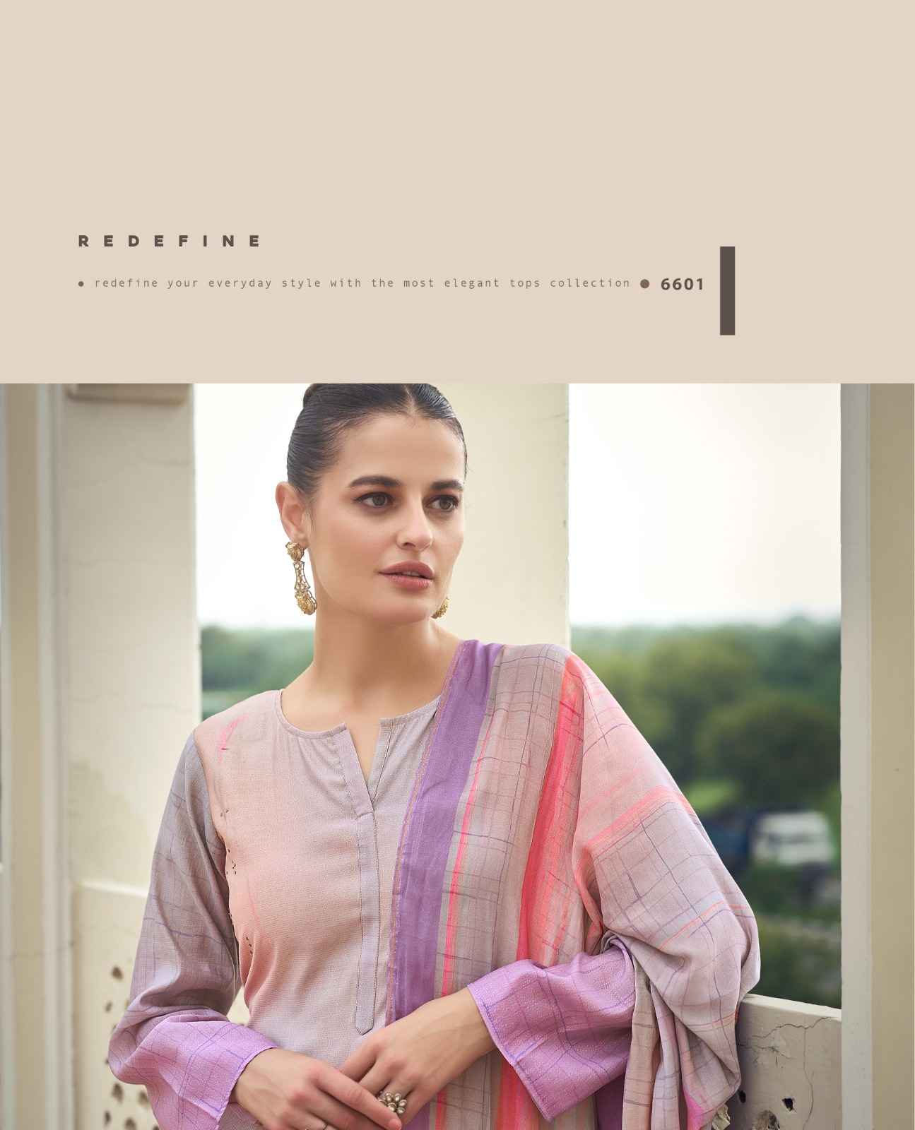 PRM Trendz Eknoor Musline Silk Dress Material 6 pcs Catalogue