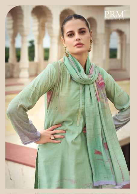 PRM Trendz Eknoor Musline Silk Dress Material 6 pcs Catalogue