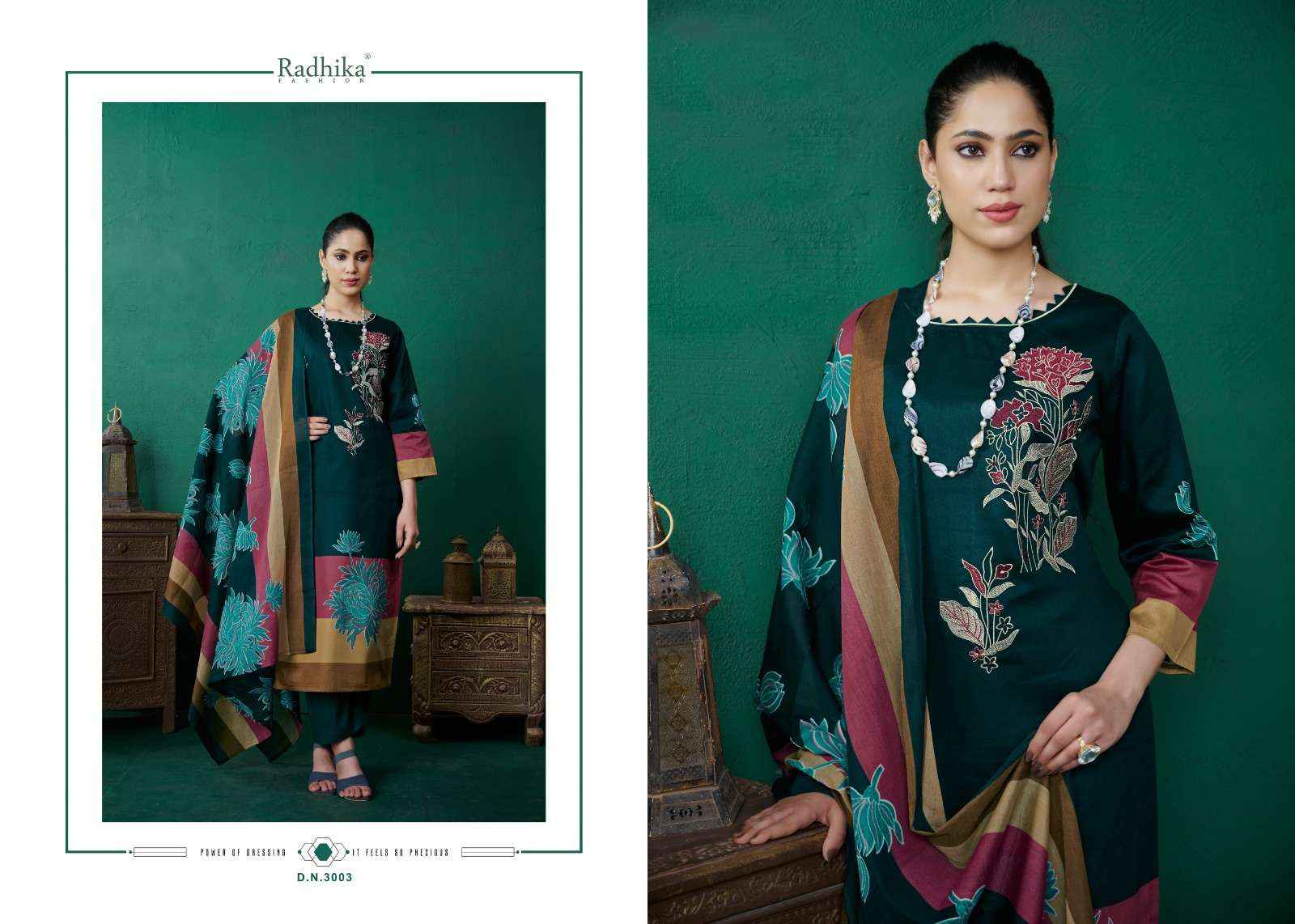 Radhika Azara Mahek Jam Cotton Dress Material 4 pcs Catalogue