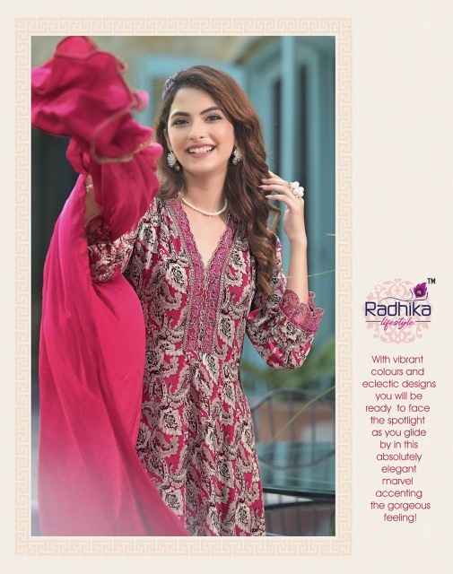 Radhika Lifestyle Anarkali Vol-3 Readymade Rayon Dress 6 Pc Catalog