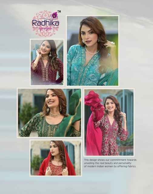 Radhika Lifestyle Anarkali Vol-3 Readymade Rayon Dress 6 Pc Catalog