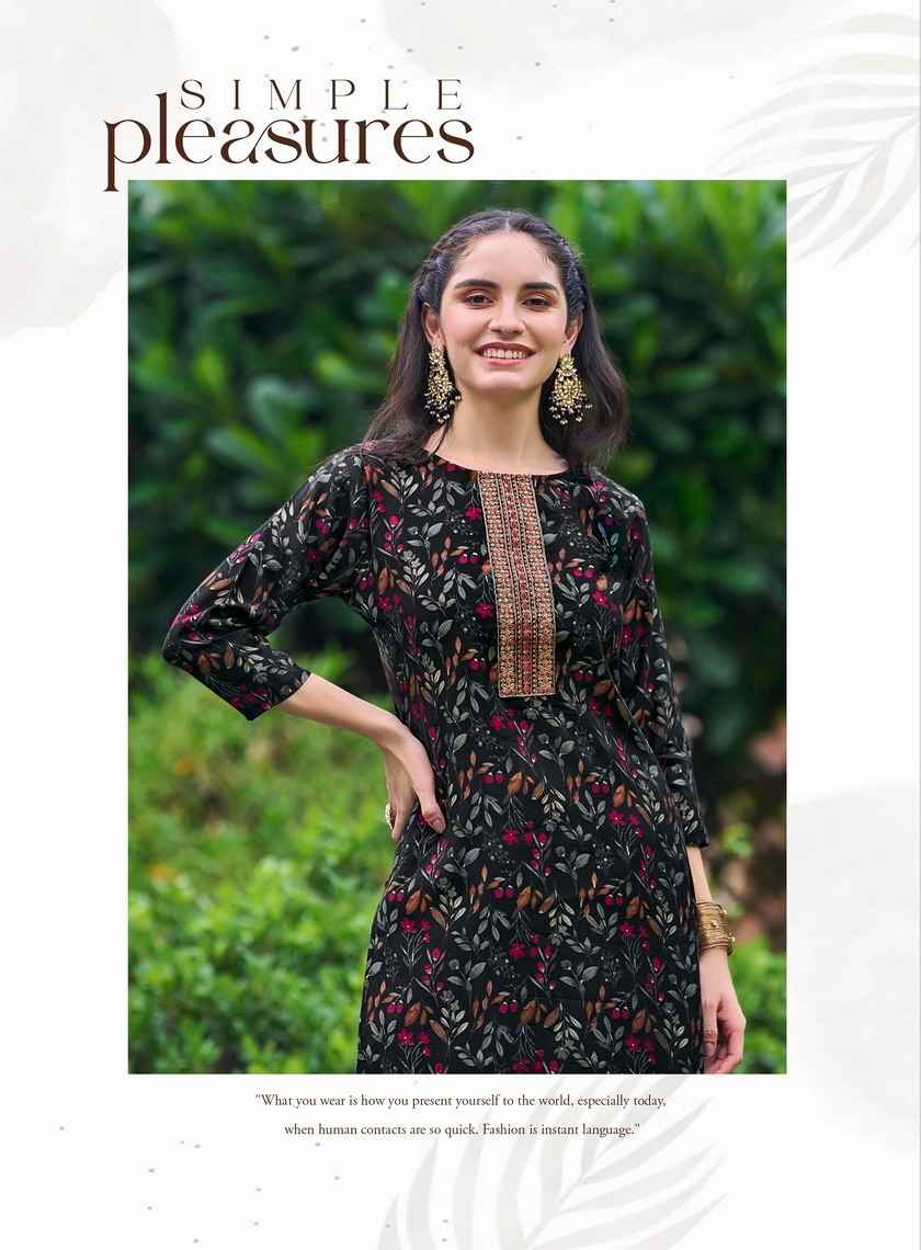 Radhika Lifestyle Charming Vol 6 Chanderi Kurti 6 pcs Catalogue