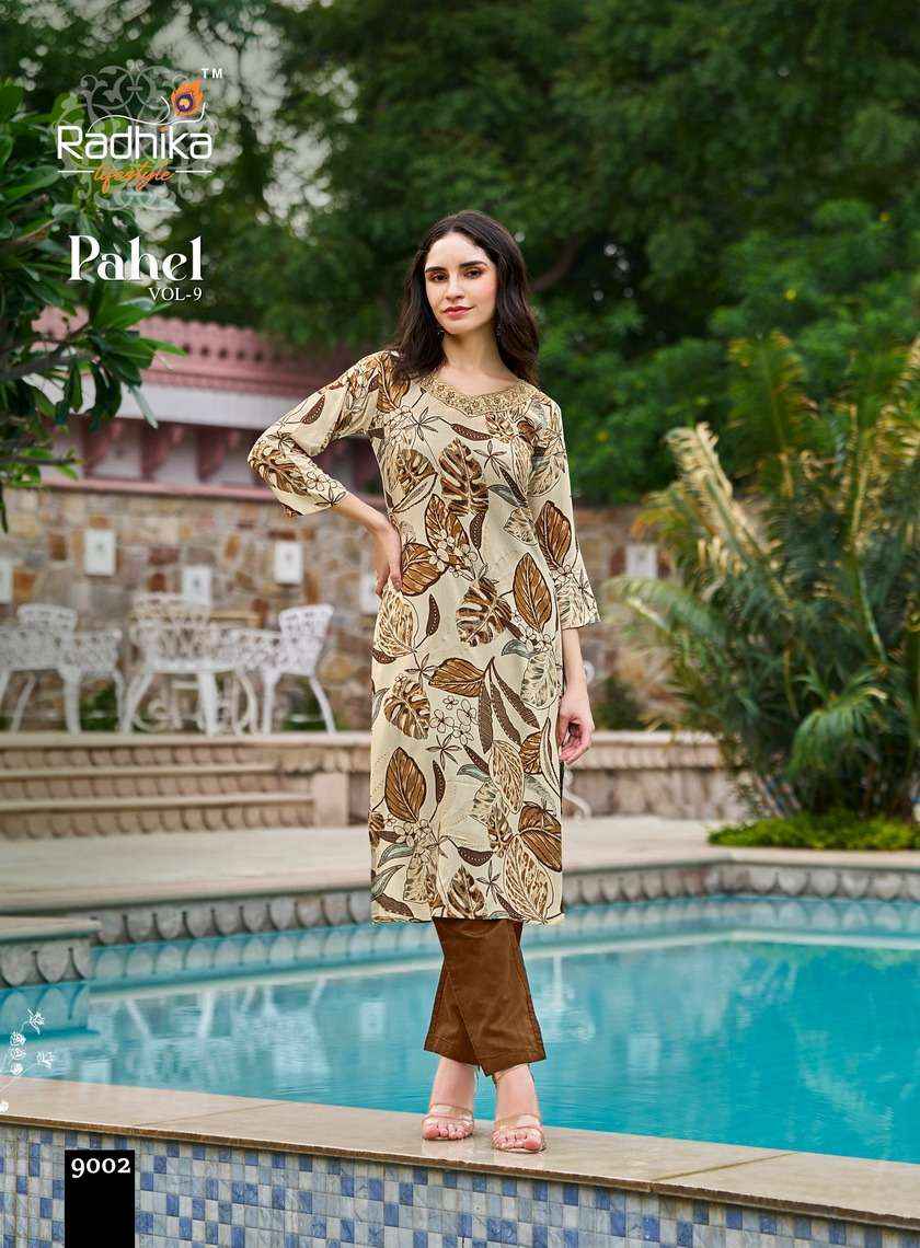 Radhika Lifestyle Pahel Vol 8 Rayon Kurti 7 pcs Catalogue