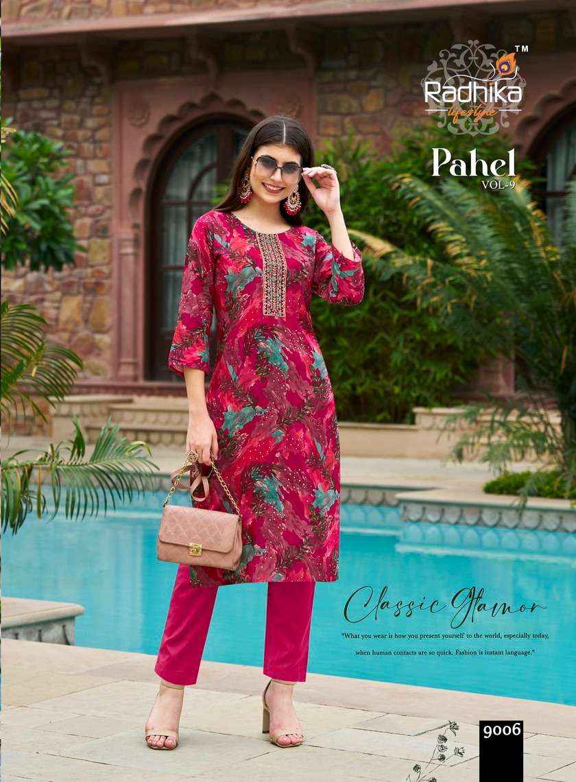 Radhika Lifestyle Pahel Vol 8 Rayon Kurti 7 pcs Catalogue