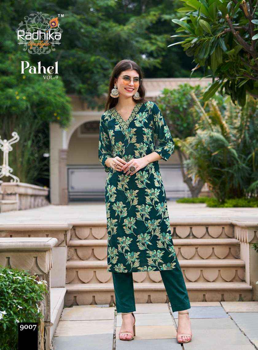 Radhika Lifestyle Pahel Vol 8 Rayon Kurti 7 pcs Catalogue