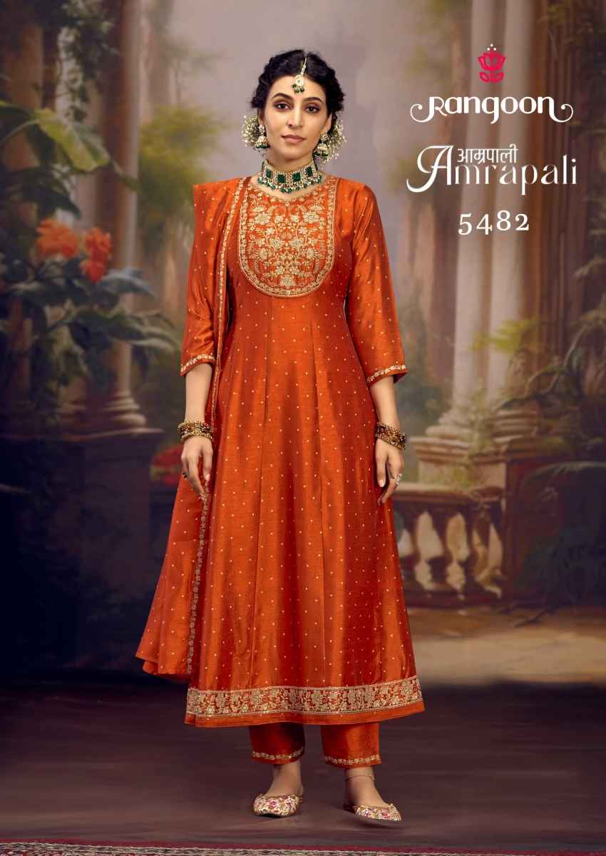 Rangoon Amrapali Silk Kurti Combo 4 pcs Catalogue