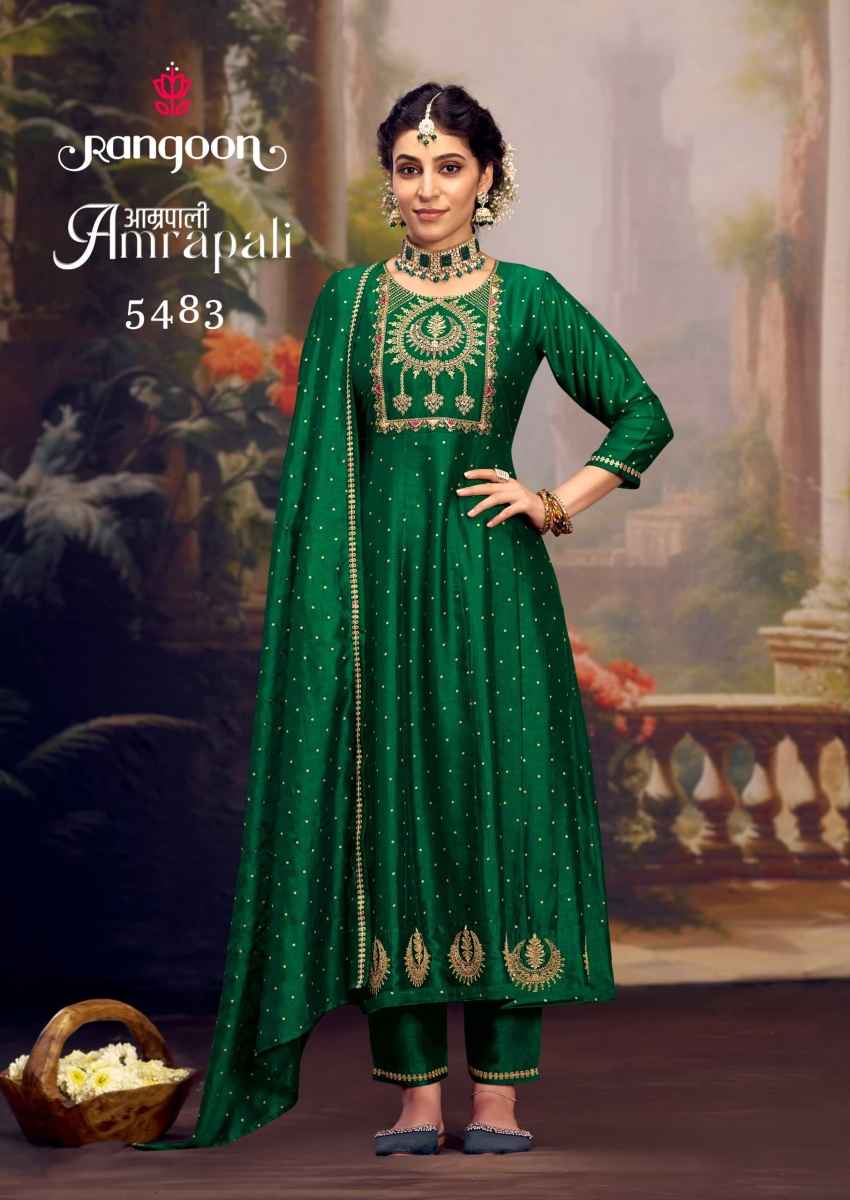 Rangoon Amrapali Silk Kurti Combo 4 pcs Catalogue