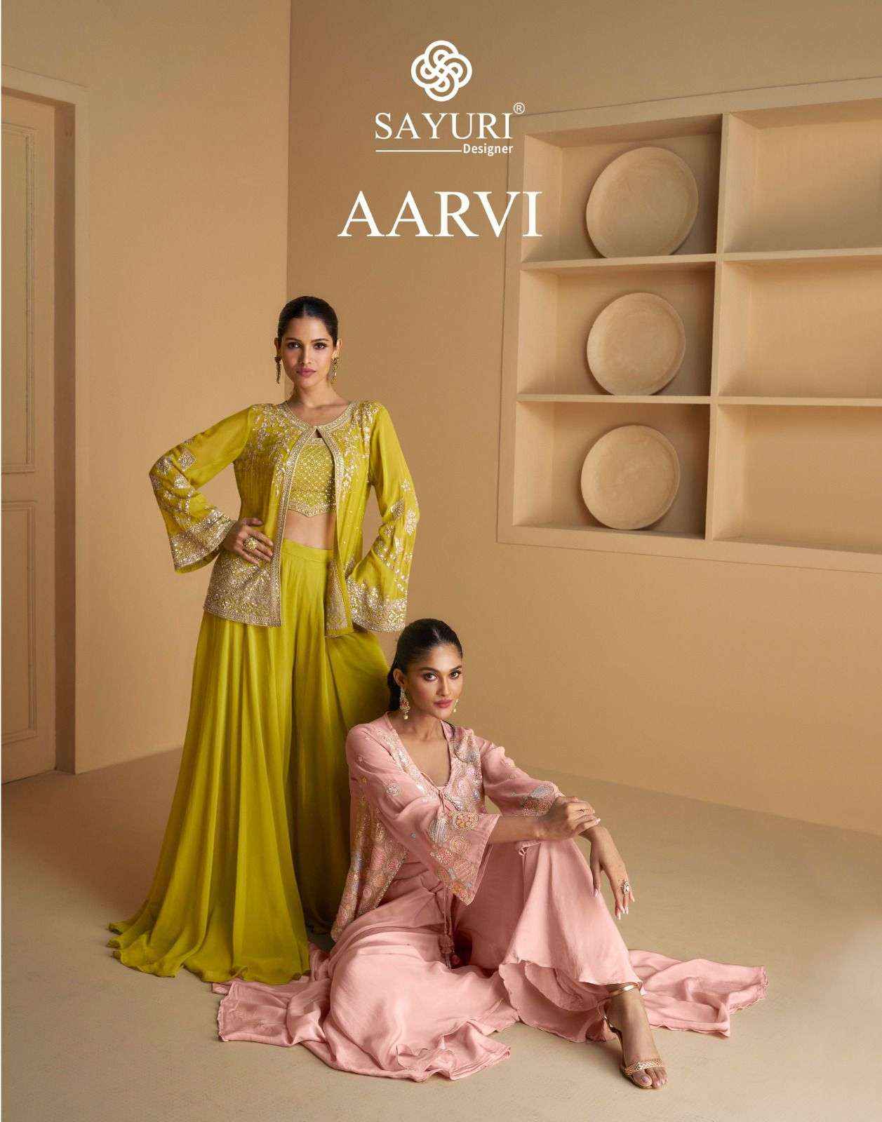 Sayuri Aarvi Readymade Georgette Dress 2 pcs Catalogue