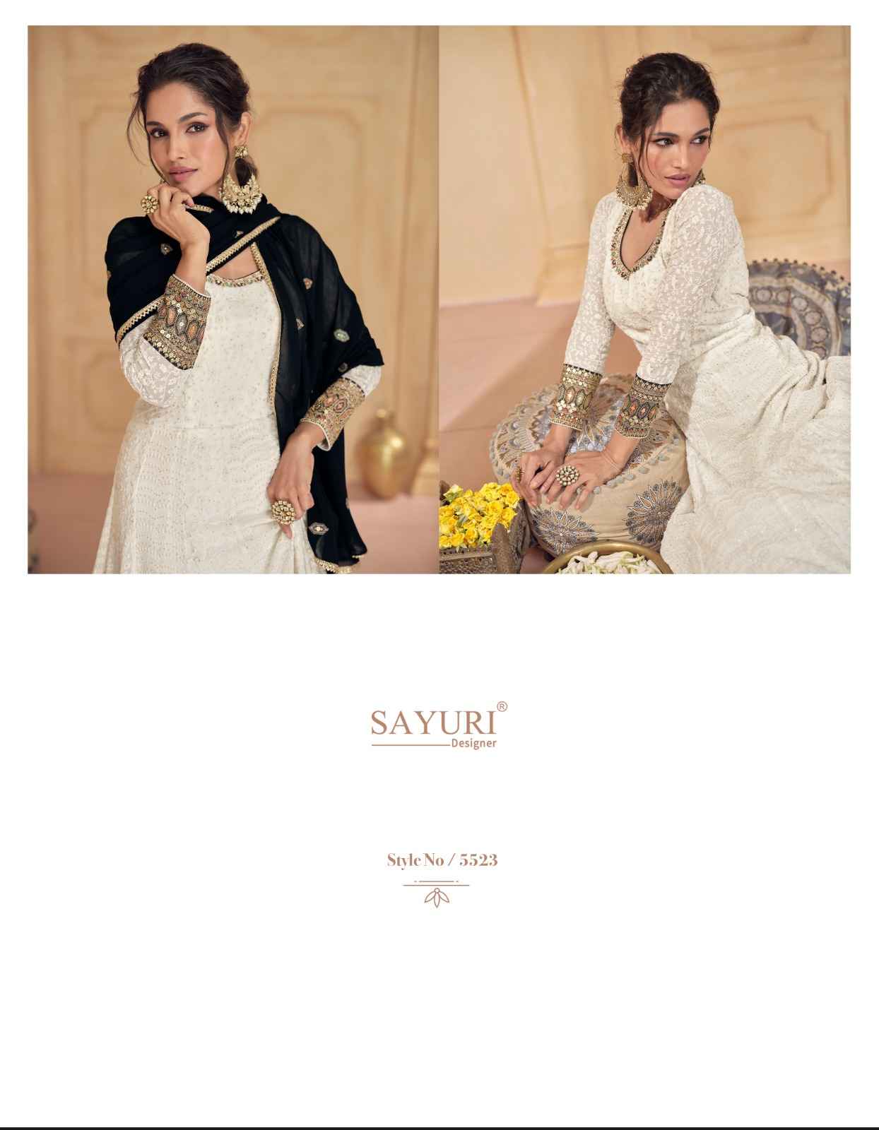 Sayuri Designer Dastoor Readymade Georgette Dress 2 pcs Catalogue