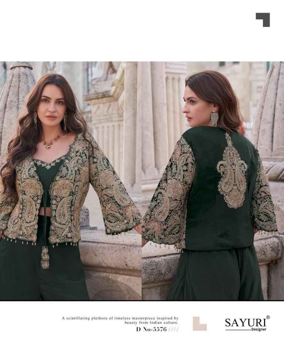 Sayuri Designer Jannat Readymade Silk Dress 3 pcs Catalogue