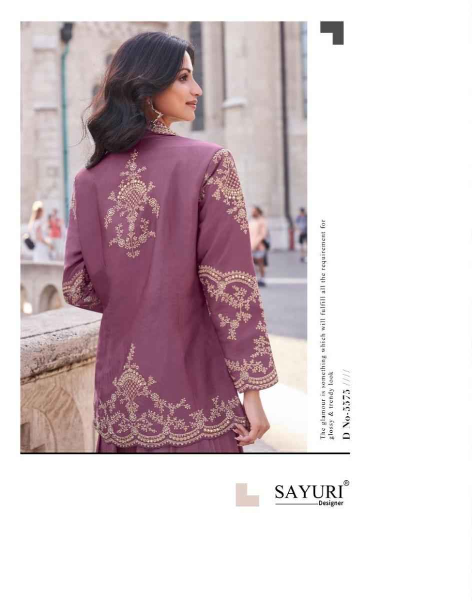 Sayuri Designer Jannat Readymade Silk Dress 3 pcs Catalogue