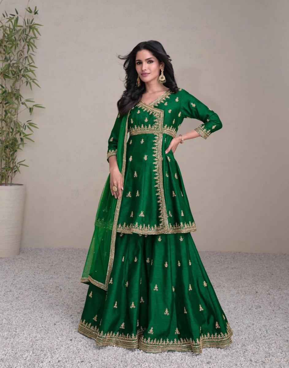 Sayuri Designer Jashn Readymade Silk Dress 3 pcs Catalogue