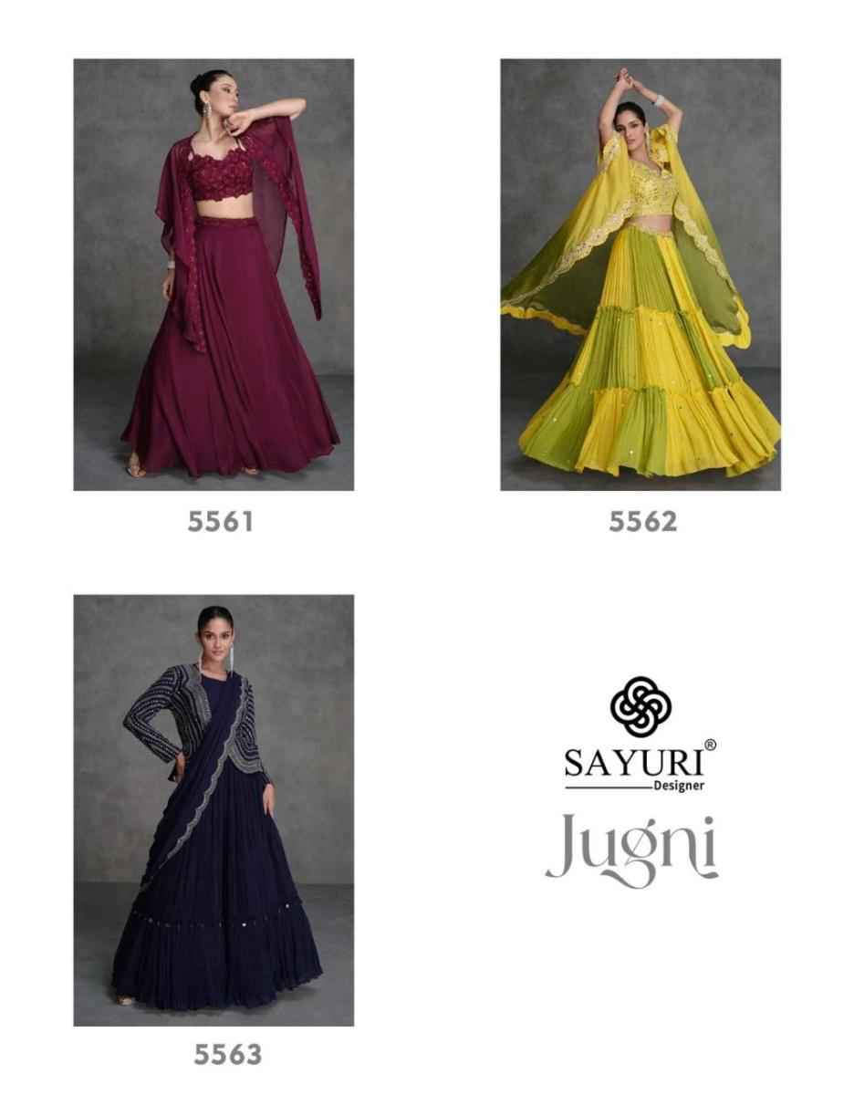 Sayuri Designer Jugni Readymade Organza Dress 3 pcs Catalogue